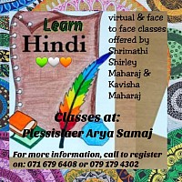 Flyer about hindi lessons