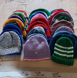 Knitted beanies