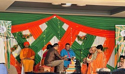 Traditional hindu havan performance